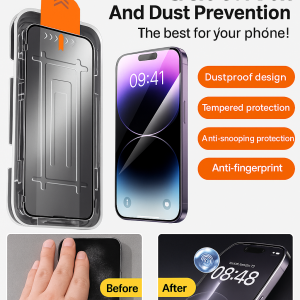 Full Screen Tempered Film For  Dustproof and AntiPeep Full Screen Tempered Film