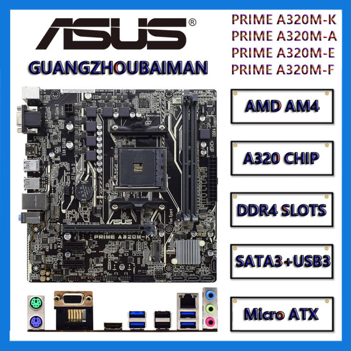 Used for ASUS PRIME A320M-A PRIME A320M-K PRIME A320M-E