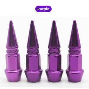 OUREAL 4pcs Phổ quát Nắp van lốp xe ô tô Sửa đổi cá nhân hóa Đầu nhọn Đầu van nhọn  Phụ tùng ô tô Xe đạp và xe máy