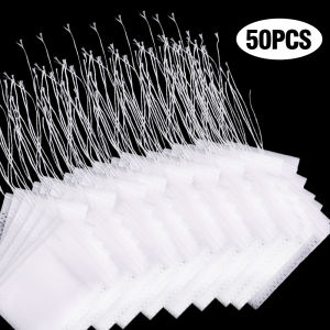 50pcs Disposable Non Woven Soup Mix Filter Bag Tea Bag Filter Uncang Teh Kosong