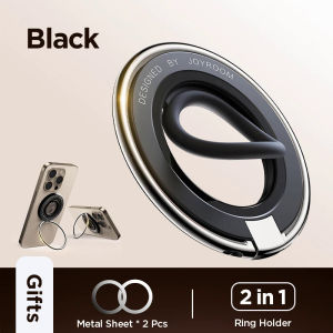 Joyroom Magnetic Ring Phone Holder Kickstand Silicone Ring Strong Magnetic Phone Grip Holder Stand For iPhone 15 14 13 Pro Max