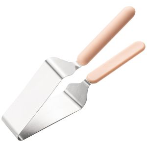 Stainless Steel Cake Cutter Triangular Dessert Holder Cake Slicer Food Gripper Kitchen Baking Tools