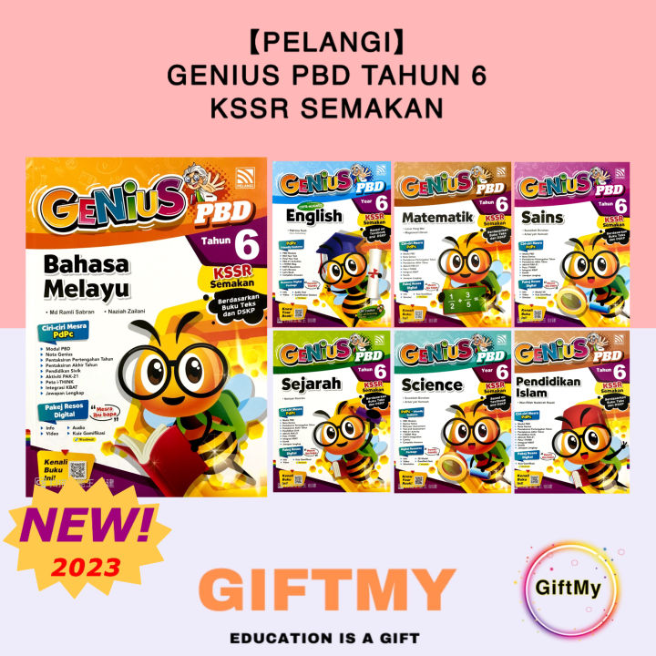 【Pelangi】Buku Latihan: Genius PBD Tahun 6 KSSR Semakan 2023 ...