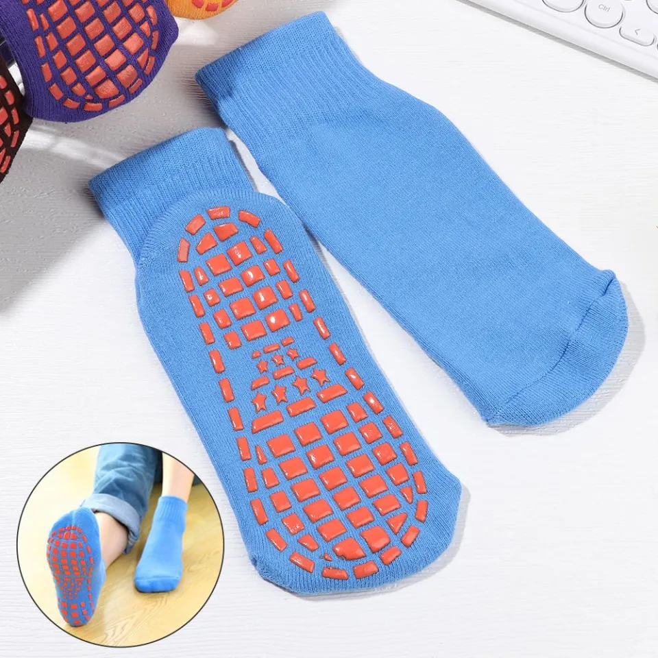 Cute Non Slip Floor Socks for Babies, Baby Trampoline Socks with