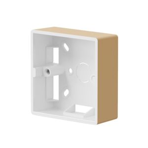 GTRBFDS PVC On-Wall Mount Switch And Socket Apply External Mounting Box 86 Type Switch Socket Box Wall Surface Junction Box