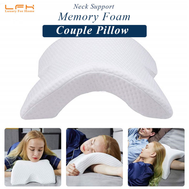 Side Sleeper Pillows for Neck and Shoulder Pain Memory Foam Pillow Neck Support Pillow for Sleeping Couple Pillow Lazada PH