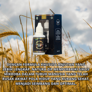 NATURA ZIP - JAMU HERBAL TETES MUJARAB ATASI BERBAGAI KELUHAN SAKIT 100% ORI