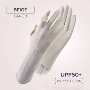 Sarung Tangan Anti UV Motor Wanita Kaos Tangan Panjang Pelindung Sinar Matahari Anti Slip Elastis