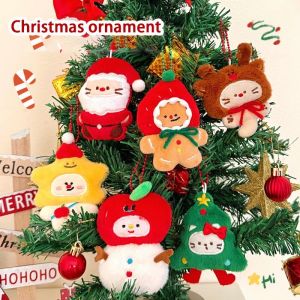 Christmas Plush Pendant Versatile Bag Keychain Decorative Pendant Cute Small Ornament
