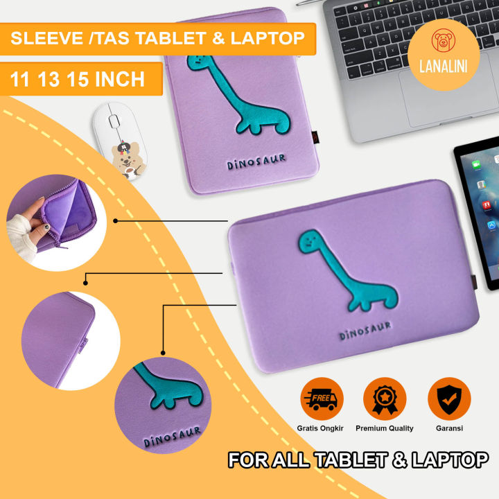 Sleeve Pouch Sarung Tas Bag Case Ipad Tab Tablet Macbook Air Pro Laptop ...