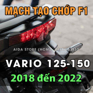 VARIO 160 150 125 - Bộ mạch sẵn giắc zin tạo chớp stop F1 Vario từ 2018 - nhiều kiểu