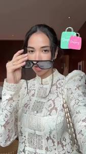 ใหม่ เสื้อเชิ้ตลูกไม้สไตล์จีนแบบชาติ สไตล์ฤดูใบไม้ผลิและฤดูใบไม้ร่วง เสื้อเชิ้ตแขนยาวคอปกแนวตั้งสไตล์วินเทจใหม่ พร้อมเอวที่กระชับ