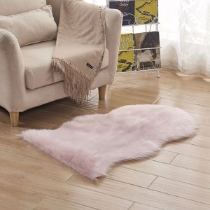 BETTERFORM Home Decor Floor Protection Long Hair Carpet Fluffy Shaggy Soft Rugs Faux Fur Sheepskin Rug Bedroom Mats