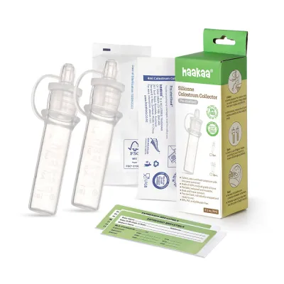 Haakaa Pre-Sterilized Silicone Colostrum Collector Set (4ml)