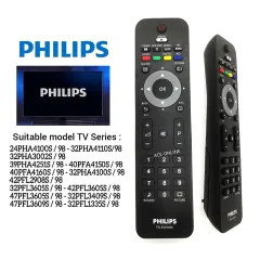 ALLIMITY Sostituisci Telecomando adatto per Philips 4K Ultra HD LED TV 32PFS6906/05 43PUS7406/12 65PUS7406/12 43PUS7906/12 50PUS7906/12 55PUS7906/ 12 65PUS7906/12 70PUS7906/12 75PUS7906/12 43PUS7956/12