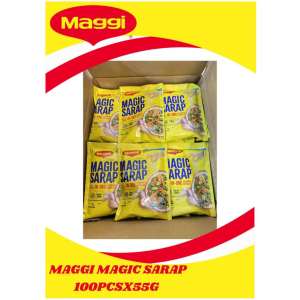 *1 BOX MAGGI MAGIC SARAP ALL-IN-ONE SEASONING GRANULES 55g 100pcs & 8g 960pcs