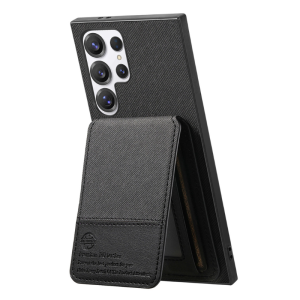 RFID Case for Samsung S25 Ultra S25 Plus Edge S24 FE S24 Ultra S24 Plus S23 Ultra S22 Ultra S21 Plus FE Finish Casing Wallet Leather Cloth Card Holder Cover