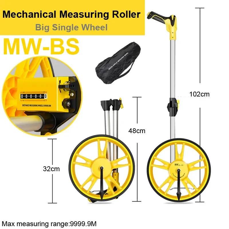 Distance measuring deals wheel roller