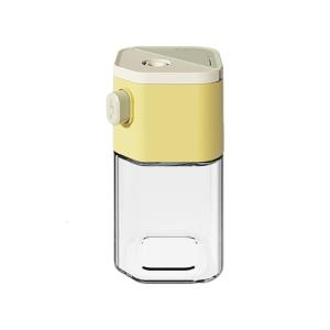 Multifunctional Salt Pepper Shaker with Portion Control Sealing Freshnesses Glass Container For Cooking