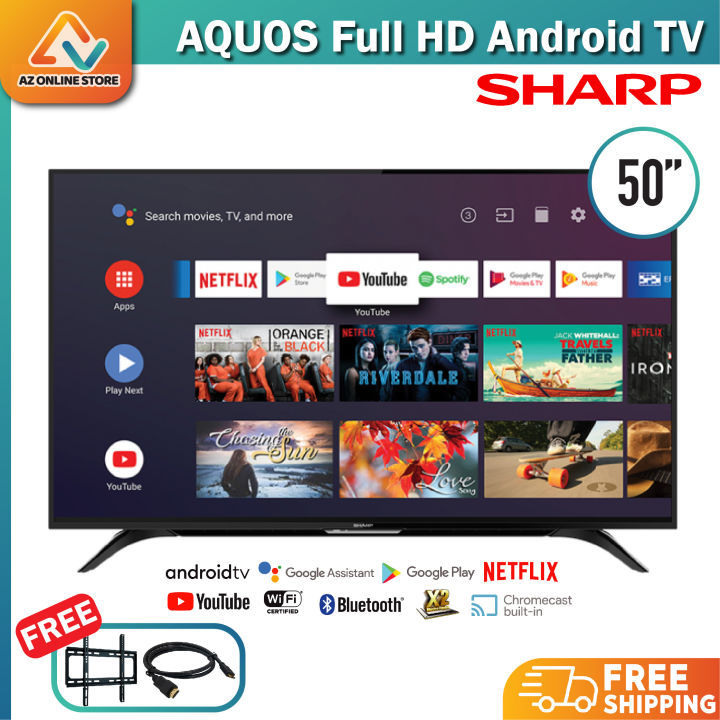 SHARP 50 inch FULL HD Android SMART LED TV 2TC50BG1X (2 Years Warranty