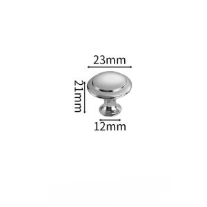 Mushroom Round Knob Aluminum Zinc Alloy Furniture Pull Cabinet Handle Drawer Wardrobe Furniture Hardware Fitting Handles