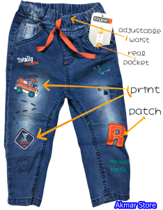 Jeans Kanak-Kanak  Kids Jeans Jeans Budak Lelaki/Perempuan Boys Pants Seluar Budak Factory Balance Stock
