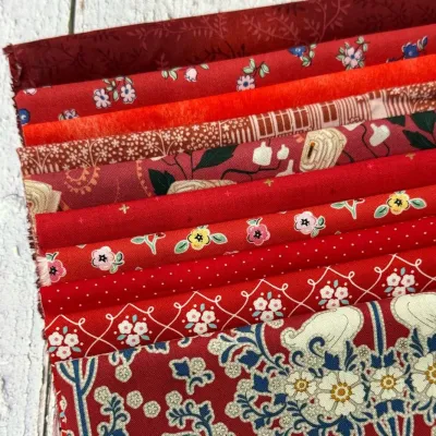 [Fabric Fanatics]100% Cotton Fabric Floral Fabric Scrap Pack Bundle Patchwork Quilting DIY Craft Fabric
