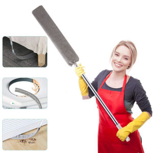 Cleaning Duster Retractable Gap Dust Cleaner Brush For Household Bed Bottom Gap Clean Hand Duster With Extension Pole