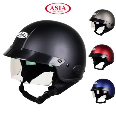 MŨ BẢO HIỂM NỬA ĐẦU 1/2 KÍNH ÂM CHÍNH HÃNG ASIA MT139(BẢO HÀNH 12 THÁNG)