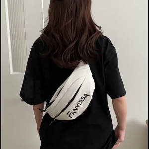 Practical Waist Bag for Outdoor Activities Nylon Crossbody Bag Multifunctional Shoulder Pouches Chest Pack