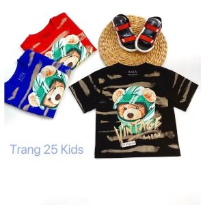 Áo Thun Bé Trai form BOXY-Form Vuông- Cánh tay rộng - Áo Lửng ko quá dài