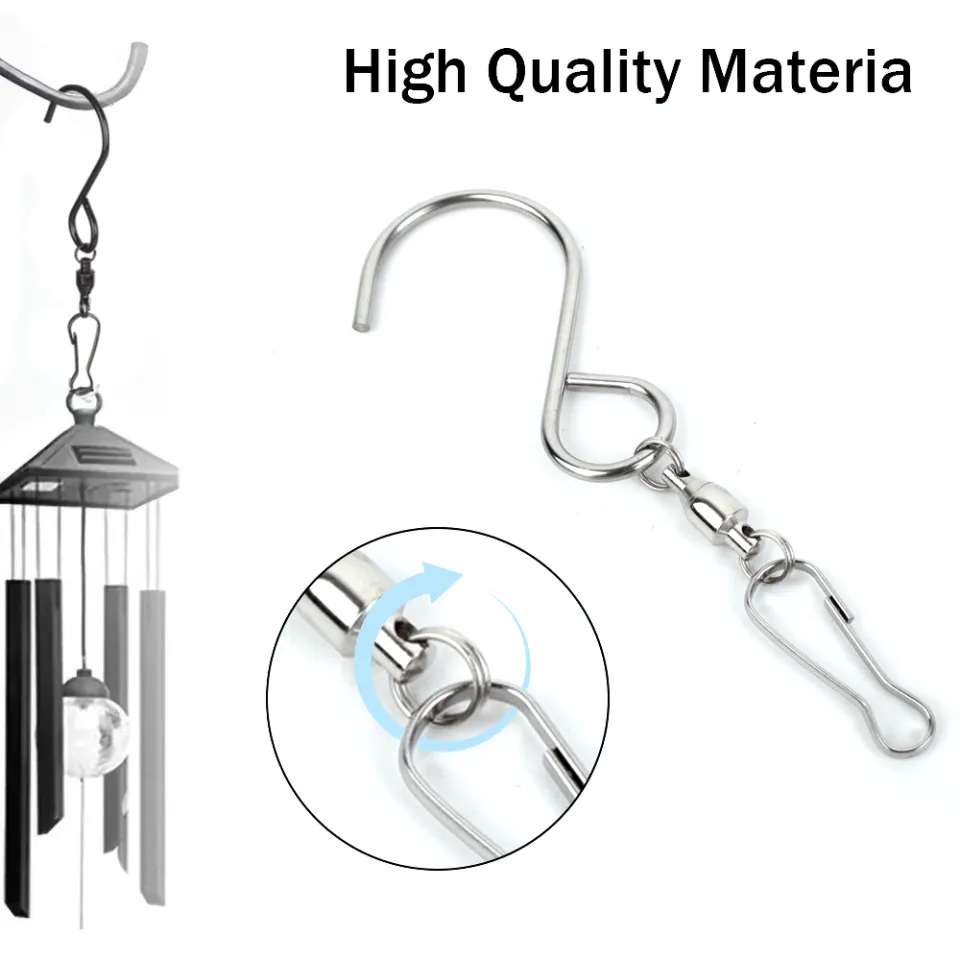 Rotating Wind Chime Hanging Hook, Metal Hanging Hook, Household