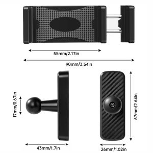 360° Adjustable Magnetic Phone Holder with Strong Magnetic Design for Gym
