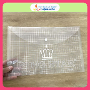 Bìa nút A4 - F4 KingStar loại dày - Túi đựng hồ sơ tiện dụng sạch sẽ THIỆN PHƯỚC
