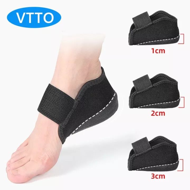 Height Increase Insole for Men Women Half Heel Protectors Heightening Shoes Sole Pad Shock Absorption Lift Heighten Foot Cushion