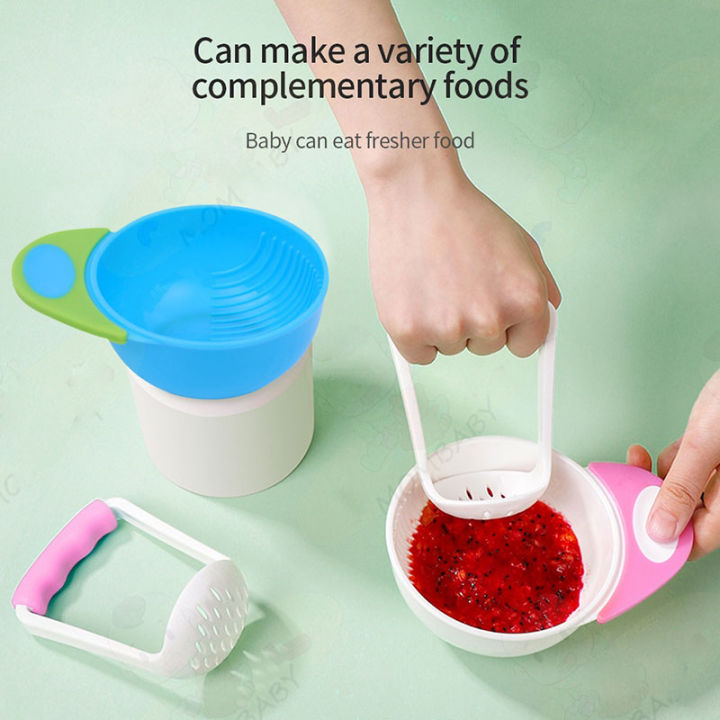 Baby complementary food grinding bowl, baby fruit and vegetable ...