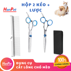 Hộp Kéo Cắt Tỉa Lông thú cưng ( 3 loại) bộ kéo cắt tỉa lông chó mèo