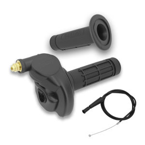 1 Set Motorcycle Quick Throttle Racing with Cable [Universal] Black from Italy