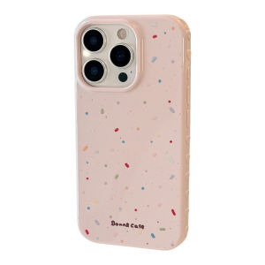 Full screen color polka dot pink soft case for iPhone 12 13 14 15 16 17 Pro Max casing Anti fall protective cover for iPhone13 case
