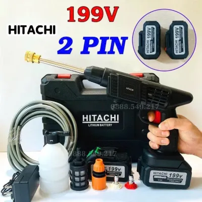 Súng rửa xe pin cầm tay áp lực cao - Máy xịt rửa mini dùng cho ô tô - Máy Rửa Xe Thông Minh Dùng Pin Siêu Khỏe Công Nghê Mới - Máy Xịt Rửa Tăng Áp Hàng Chuẩn Động Cơ Lõi Đồng Siêu Bền