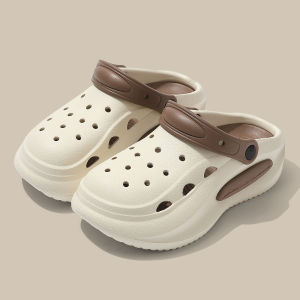 [Free Shipping] Non-Slip EVA Clogs For Women Summer Indoor And Outdoor Beach Dual-Use Thick-Soled Closed-Toe Slippers For Men
