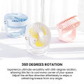 TYLEX X-M40 7 Inches Portable 360° Rotation Mini Wind Desk Fan. 