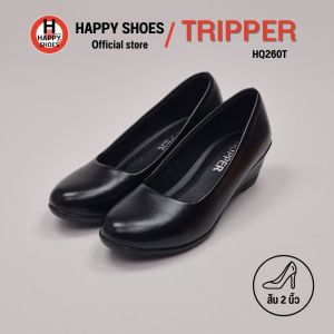 [🥇ทริปเปอร์แท้100%🔢ไซส์ 35-43👠ส้น2นิ้ว] TRIPPER รุ่น HQ260T รองเท้าคัทชูหนัง รองเท้าหนังหุ้มส้น รองเท้านักศึกษา หนังนุ่ม ซับพอร์ตเยอะ สวมใส่สบาย