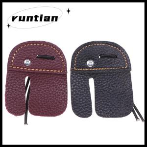 runtian Leather Archery Finger Guard Protection Pad Glove Tab Bow Shooting Protector