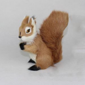 TESDFD 87cm Kids Children Birthday Gift Anti-wrinkle Pillow Toys Dolls Dolls Model Figurines Miniatures Squirrel Stuffed Toys Squirrel Plush Doll Animal Plush Toys Simulation Squirrel