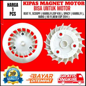 Kipas Pendingin Magnet for MOTOR Beat-FI/ Spacy-F1/ Scoopy Karbu/ FI/ eSP K16/ Vario 110 FI/ New 110 eSP 2014 HARGA 1 PCS