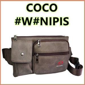 ORIGINAL SEAZONN Premium PU Leather Messenger Men Shoulder Sling Waist bag men fashion beg silang bag dada lelaki HIGHT QUALITY READY STOCK IN MALAYSIA