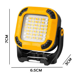 Multifunctional LED Work Light Type-C Rechargeable Magnetic Tape Buckle Handheld Strong Light Long Endurance Portable For Camping&Outdoor Use
