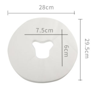 100pcs/Bag Non-Woven SPA Pillow Cover Disposable Face Pad Massage Breathing Sheet Salon Massage