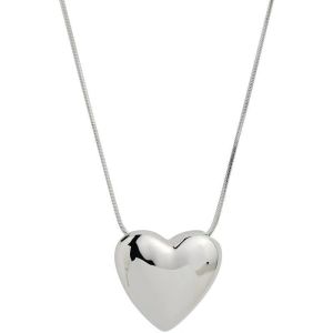 BGAYA KALUNG LIONTIN LOVE SUMMER VERSION 45 cm Warna Perak – Kalung Wanita Dewasa Cantik - Kalung Korea Aesthetic - Kalung Titanium - Kalung Wanita Keren 2023 - Kalung Titanium Wanita Terbaru - Kalung Titanium Wanita Korea - Bisa COD